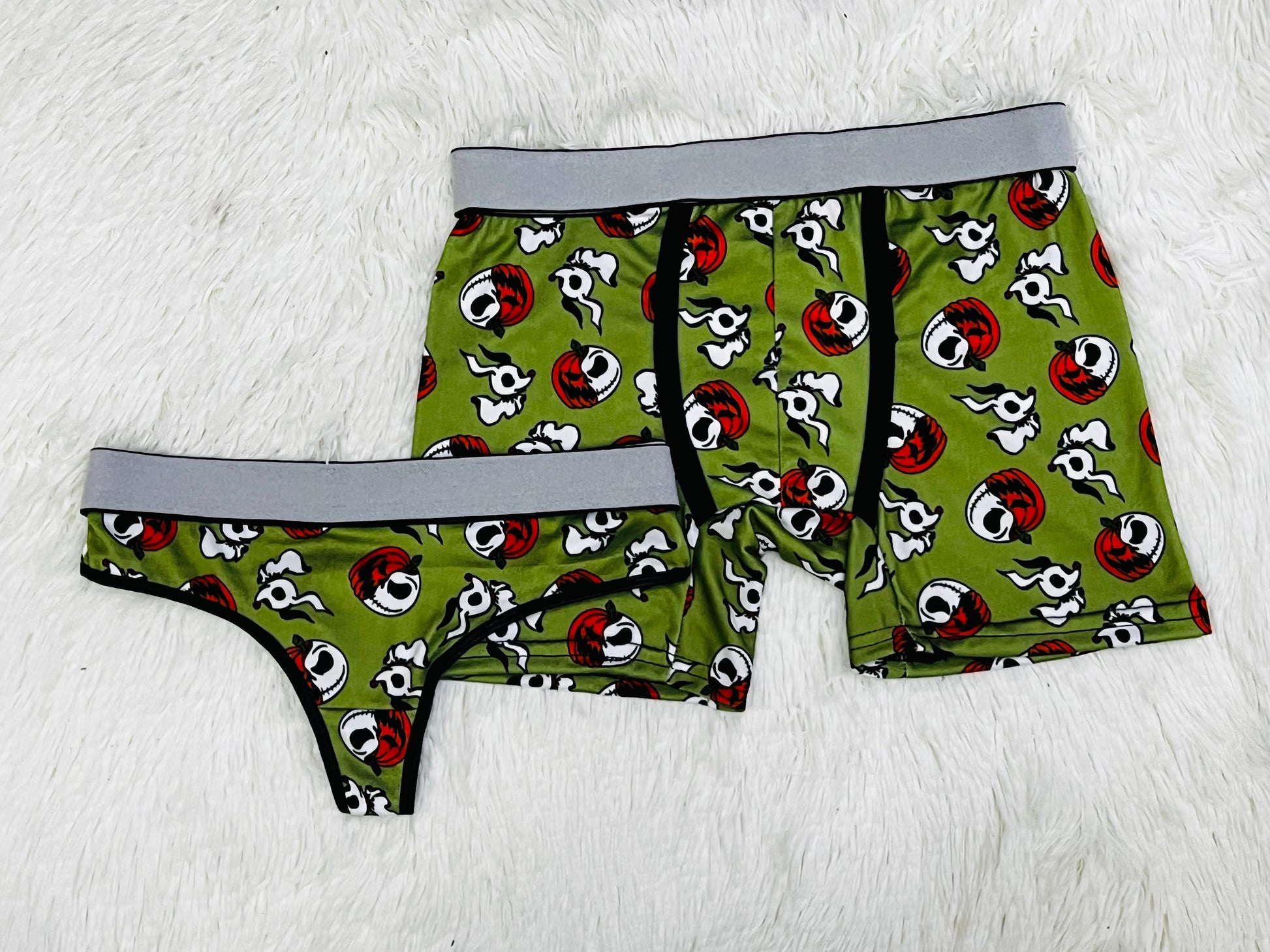 Jack Zero And Pumpkin Boxer With Thong - Fundies