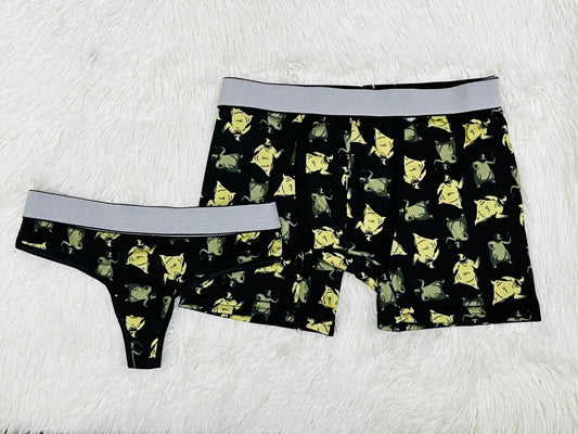 Oogie Boogie Boxer With Thong - Fundies