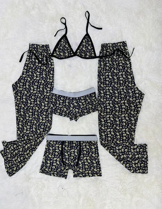 Jack Black Halloween 5 Piece PJ Set