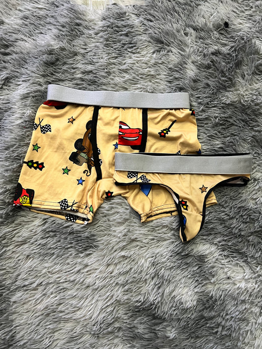 Macqueen and mate matching couples underwear