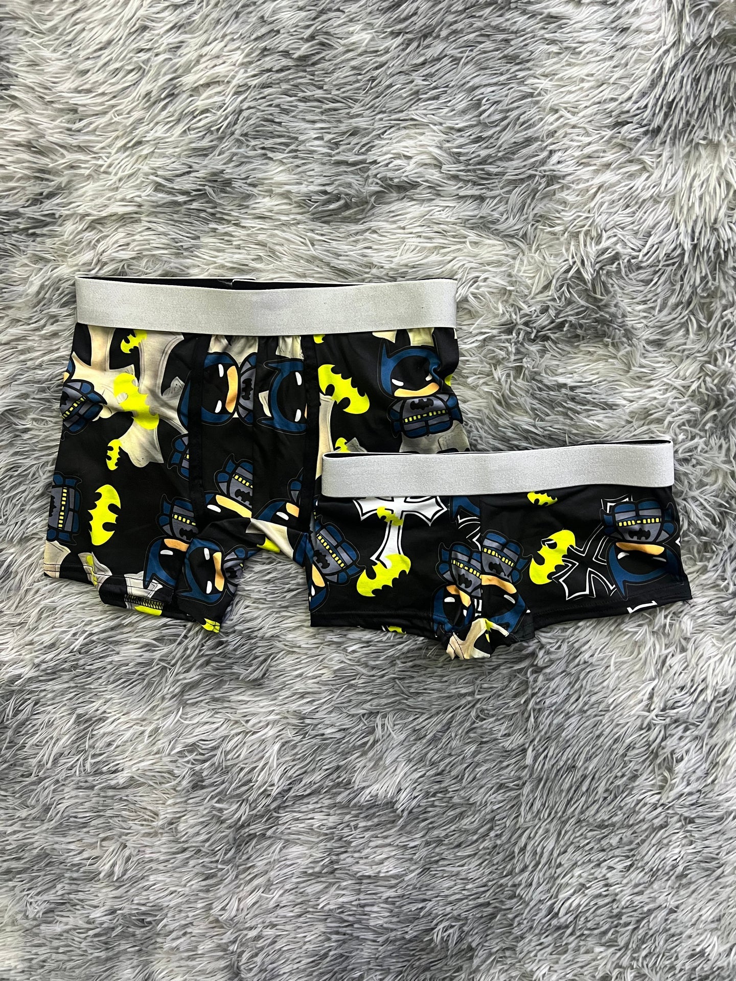 Batman Cross Black Matching Boxers - Fundies