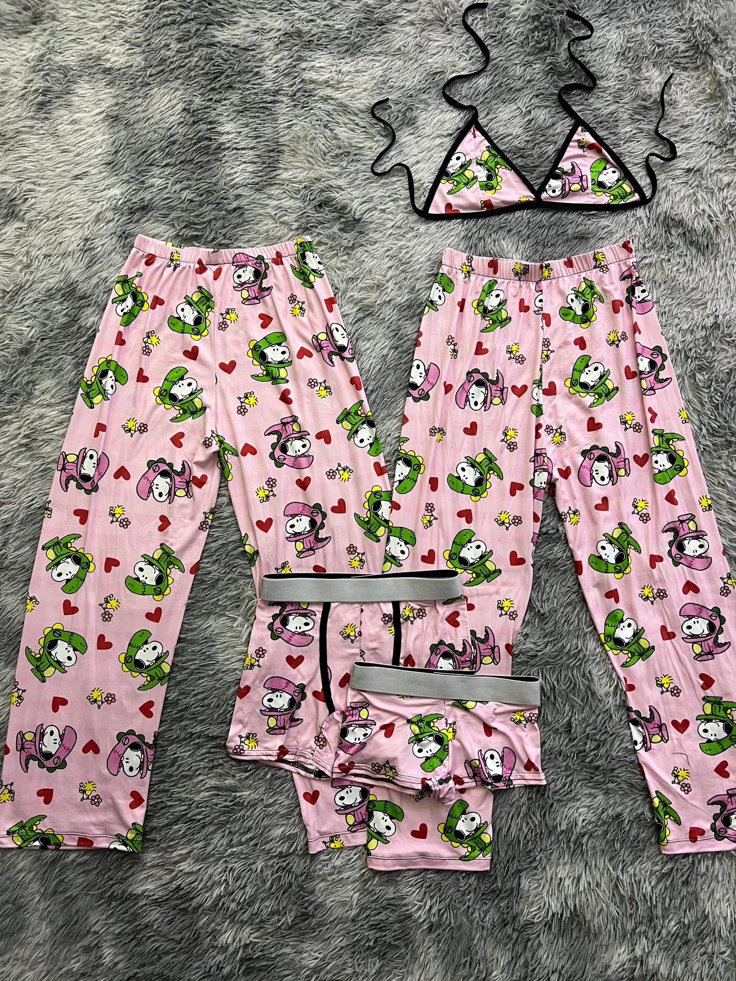 Snoopy Dino 5 pcs pajama duo
