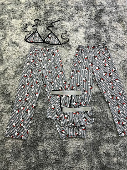 Snoopy baseball 5 pcs pajama duo