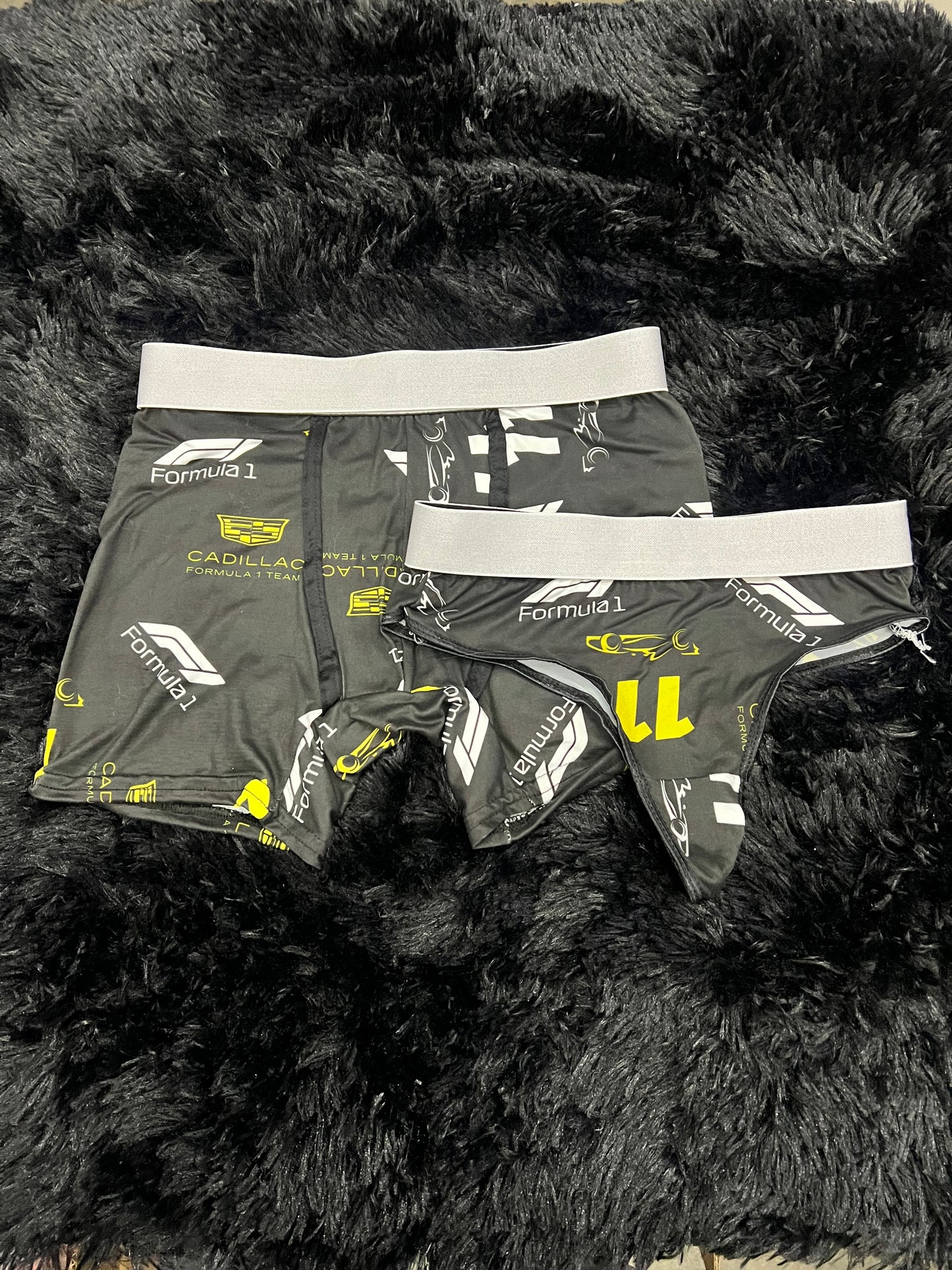 F1 Cadillac matching couples underwear