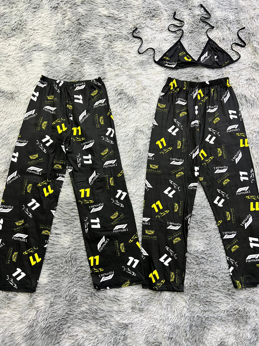 F1 Cadillac pajama duo