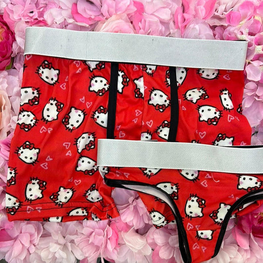 hello kitty sweethearts matching couples underwear - Fundies