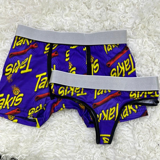 Takis couples matching underwear MIXED SIZES