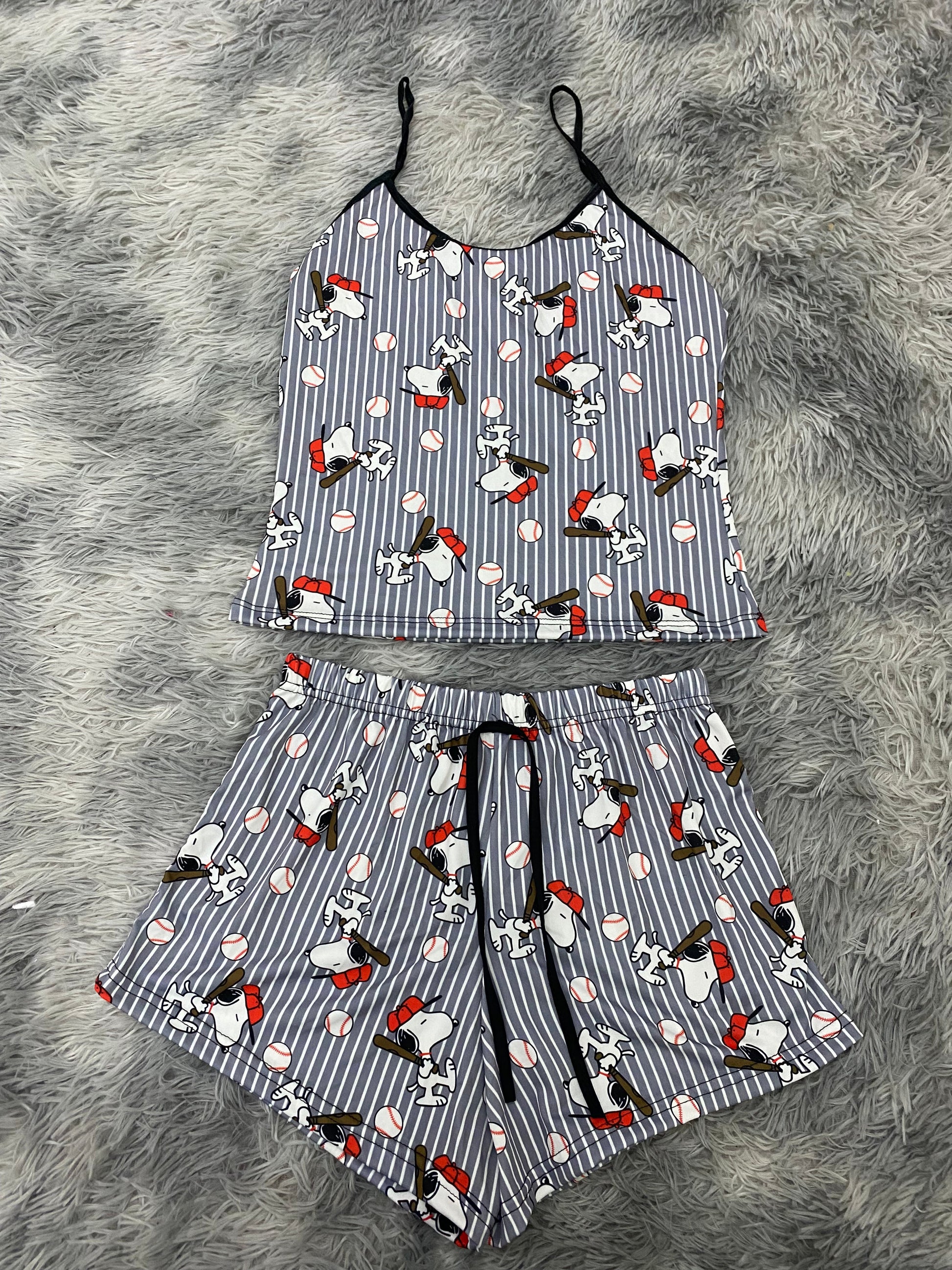 Snoopy Baseball Women's Pajama Set - Fundies