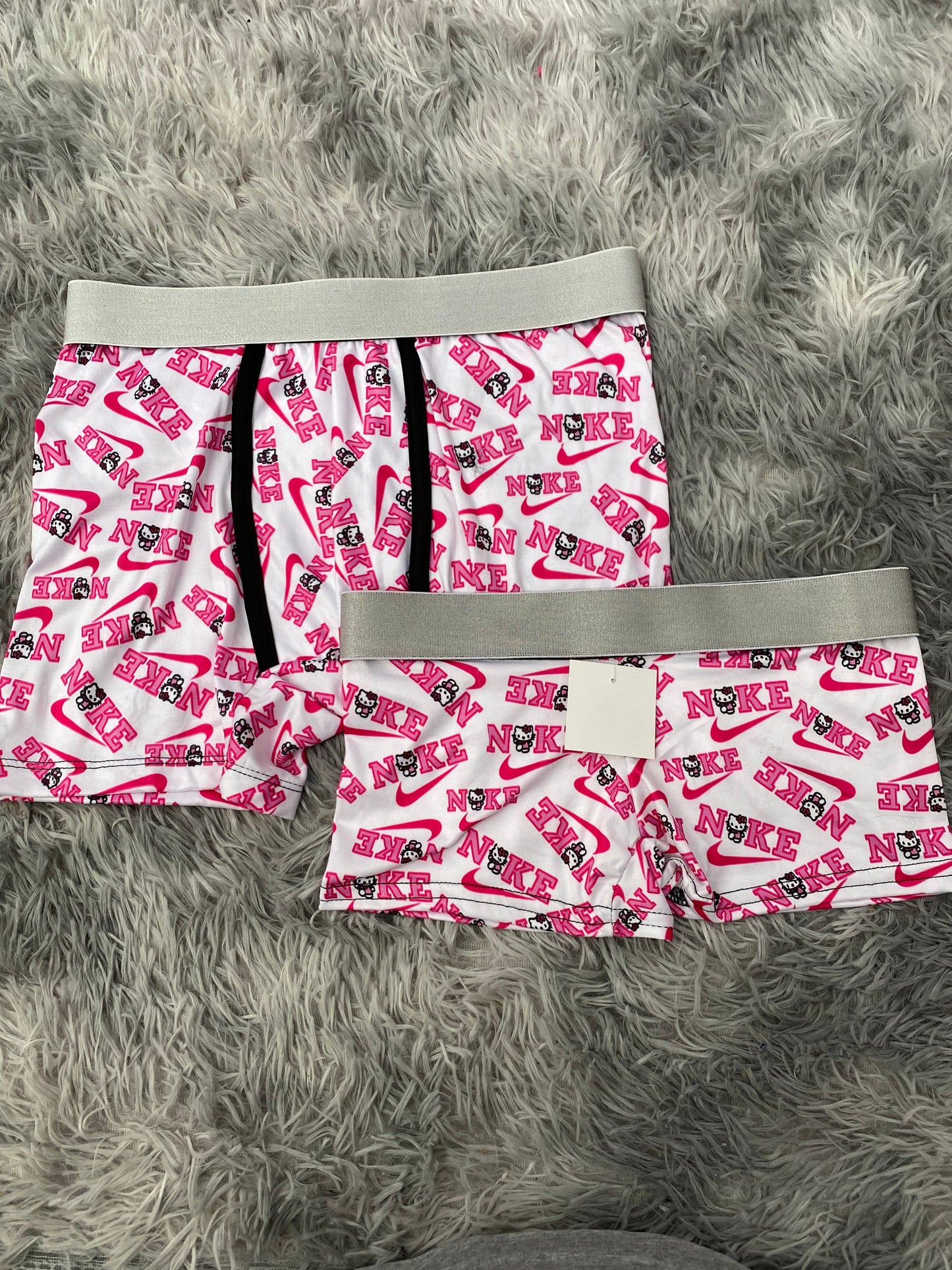 Hello Kitty Nike Pink Matching Boxer & Boxer Set for Couples