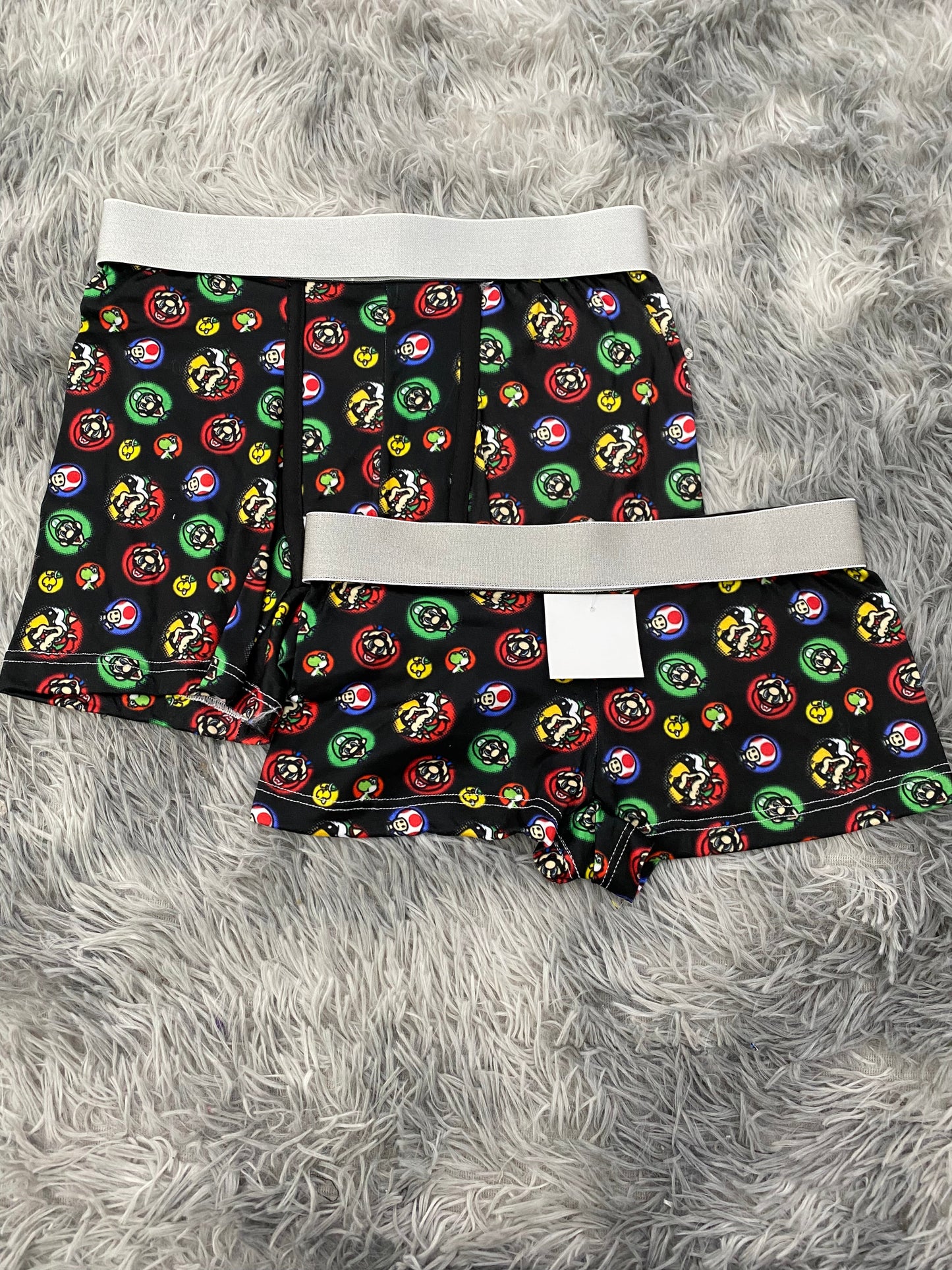 Mario Bros Matching Boxer & Boxer Set for Couples