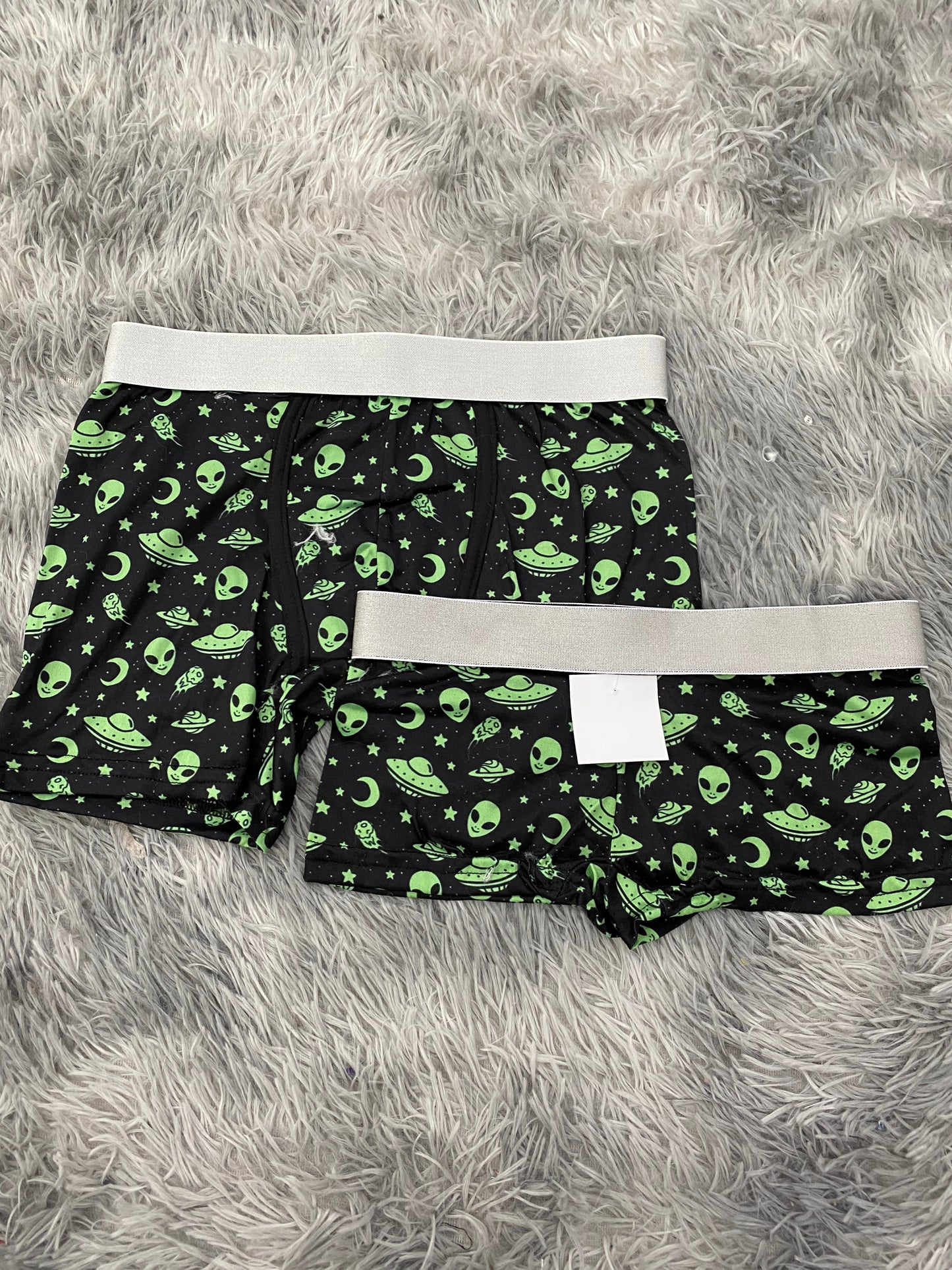 Aliens Matching Boxer & Boxer Set for Couples