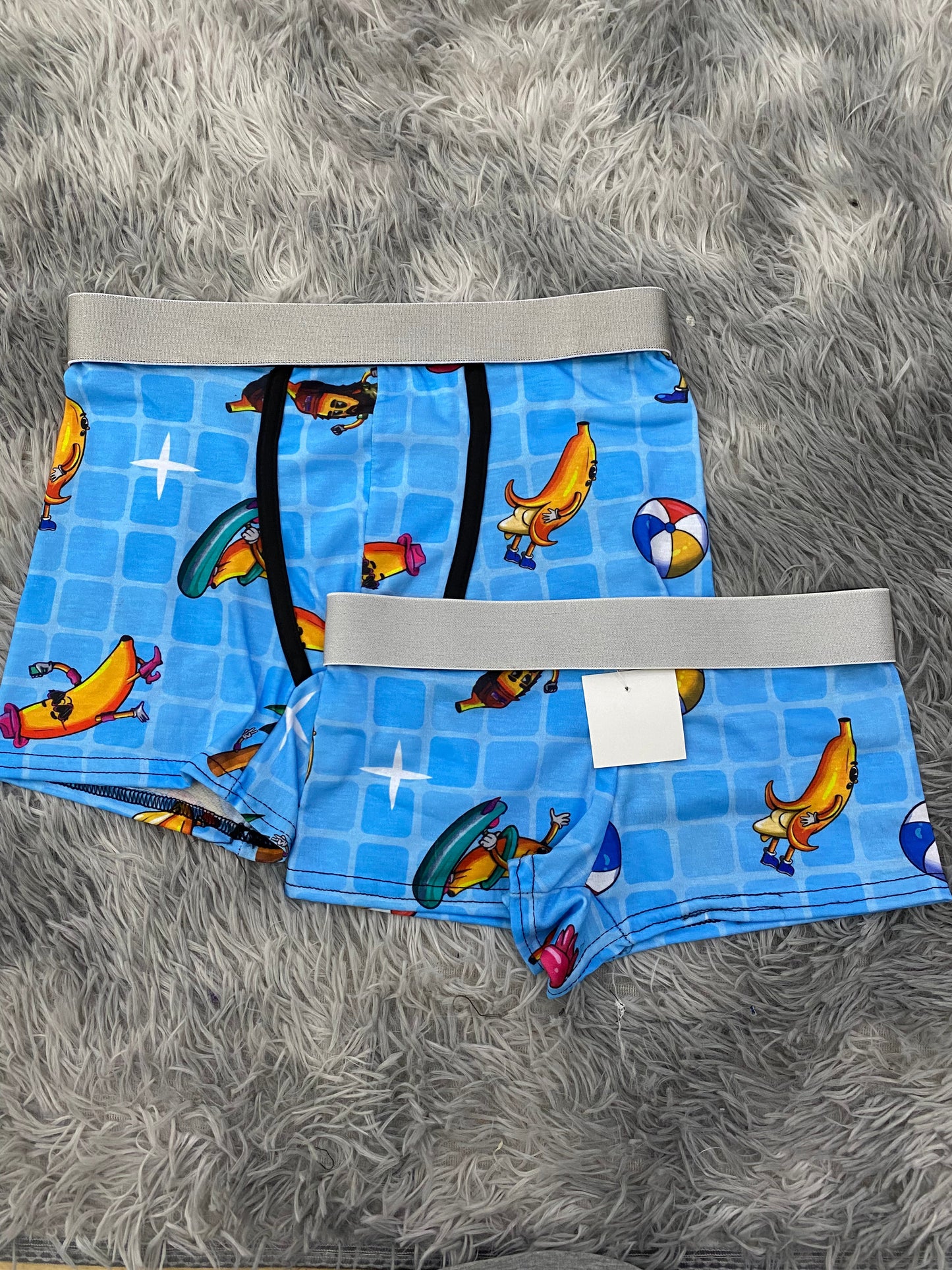 Banana Blue Matching Boxer & Boxer Set for Couples