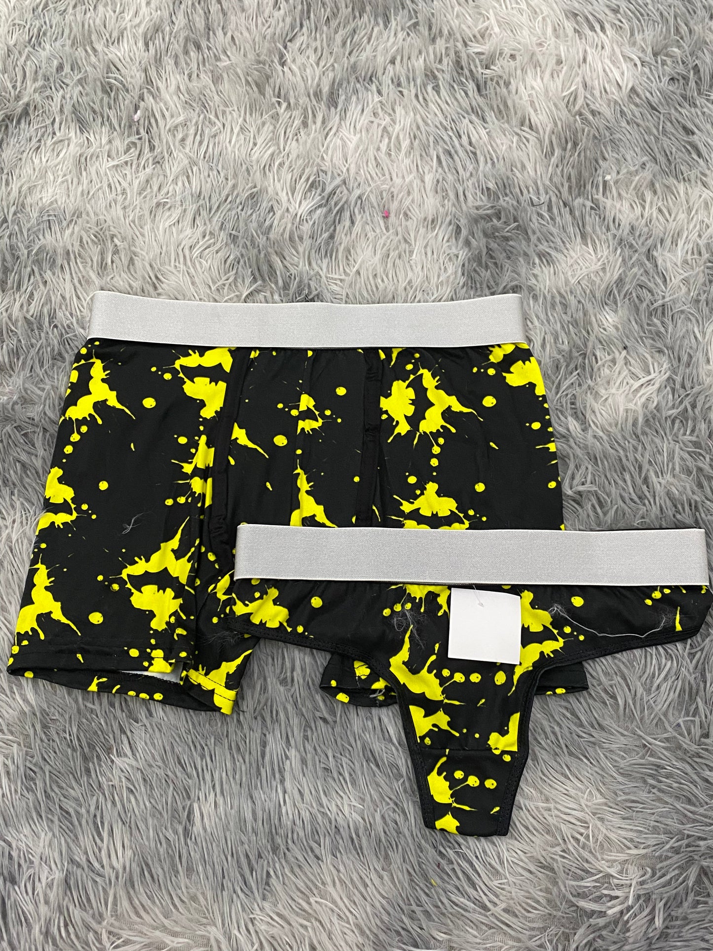 Batman Spots Matching Boxer & Thong Set for Couples