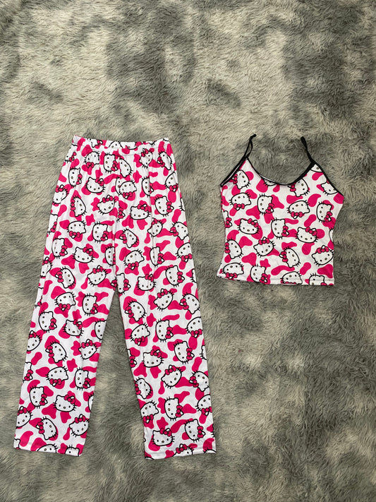 Hello Kitty Cow Women's Pajama Set