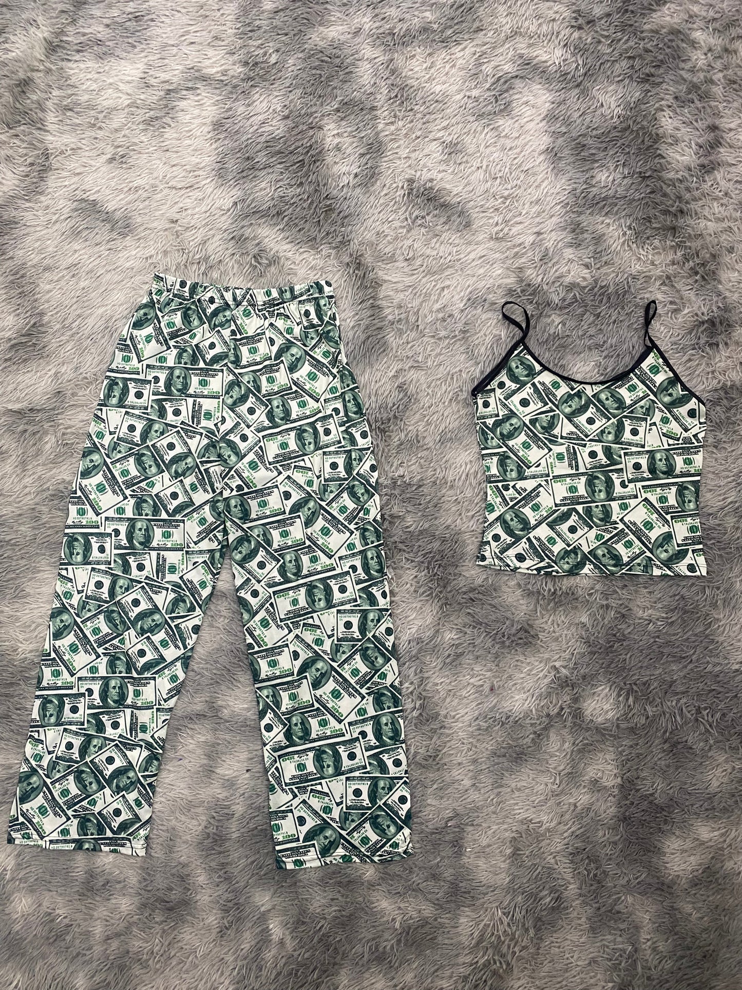 Dollars Pajama Top & Pants Set