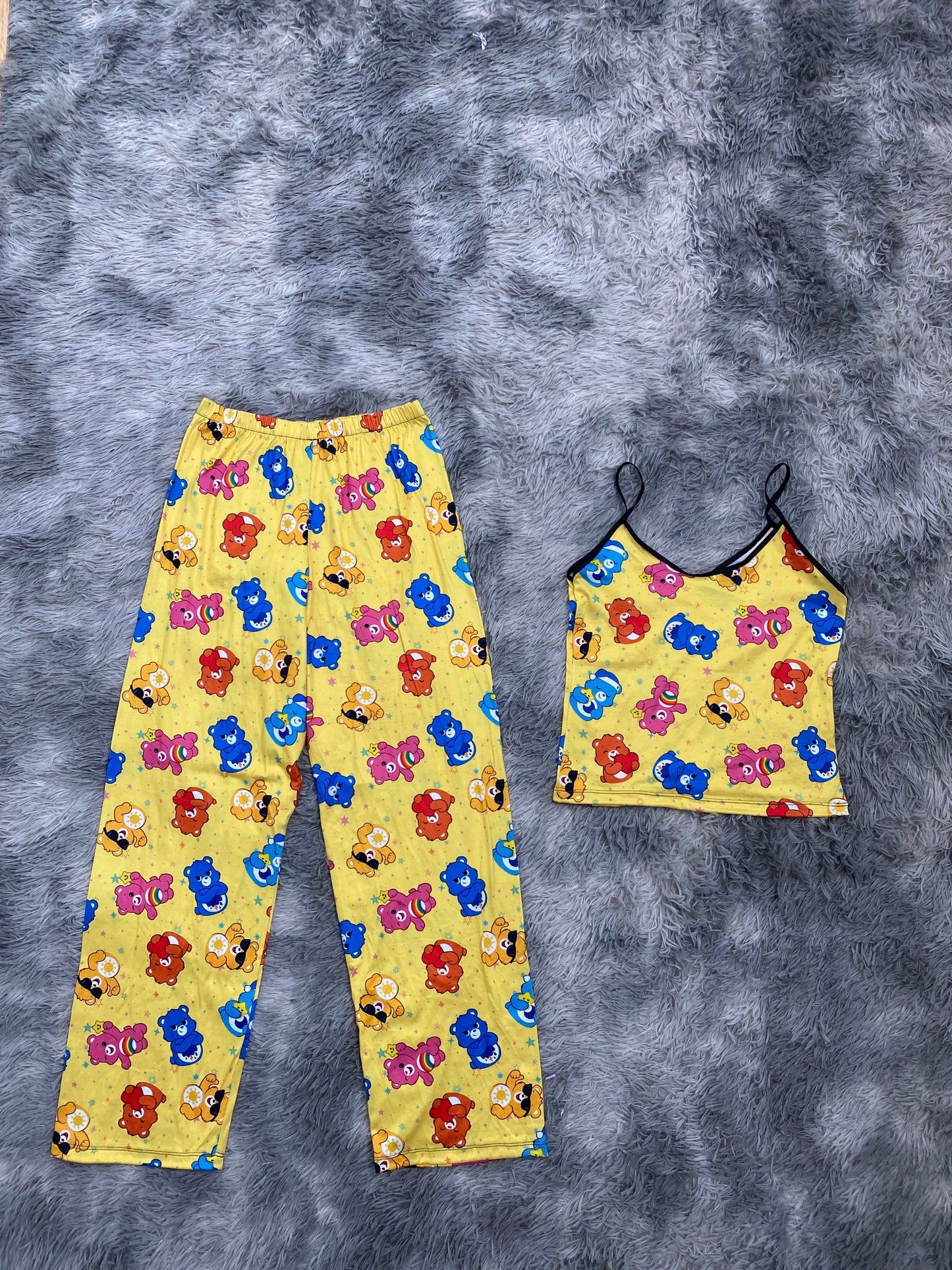 Care Bears Yellow Pajama Top & Pants Set