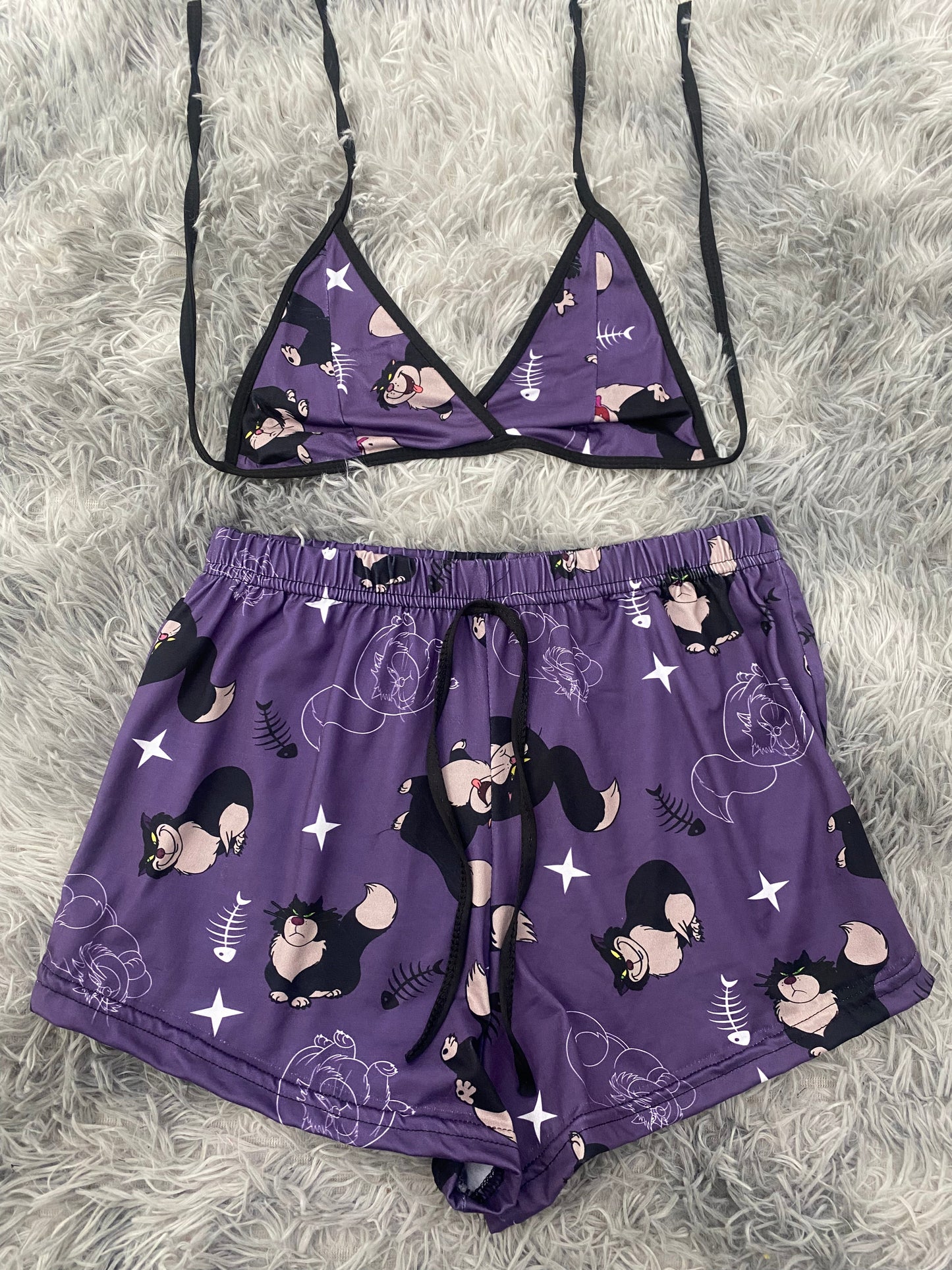 Lucifer Top & Shorts Set