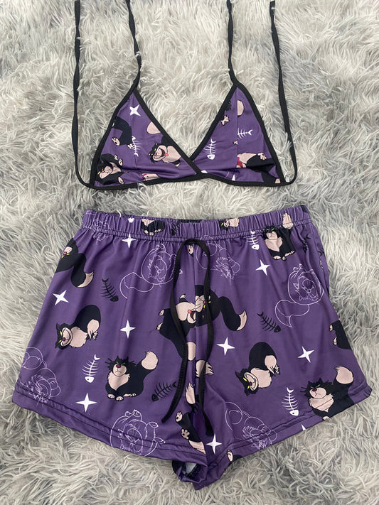 Lucifer Top & Shorts Set