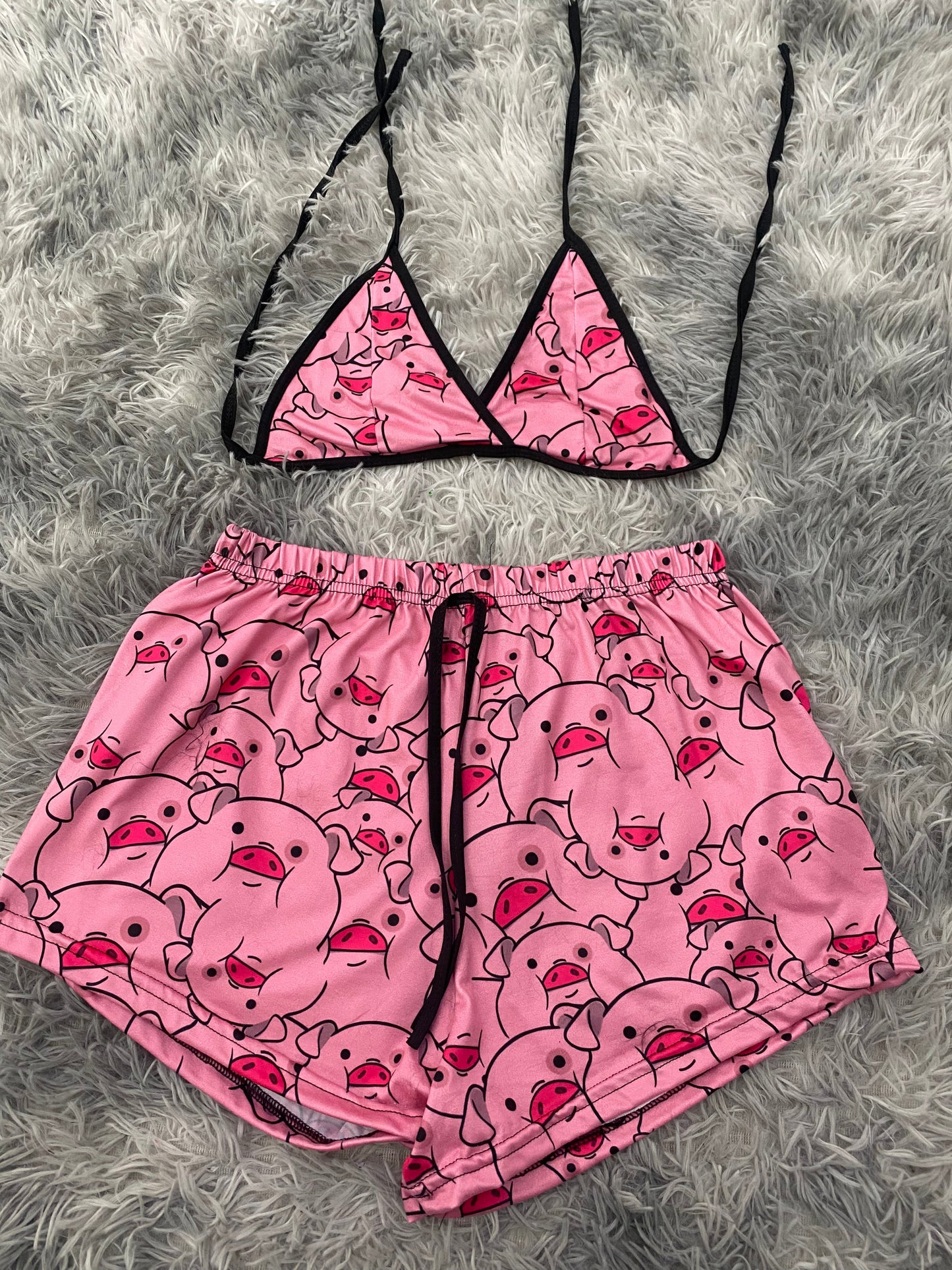 Piggies Top & Shorts Set