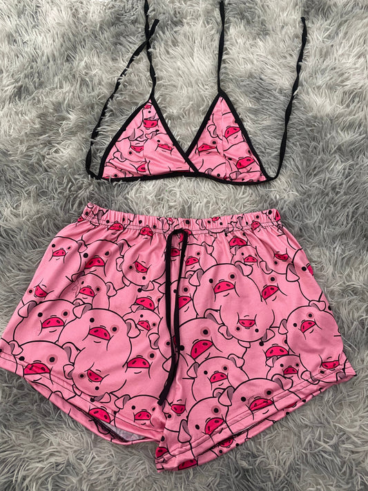Piggies Top & Shorts Set
