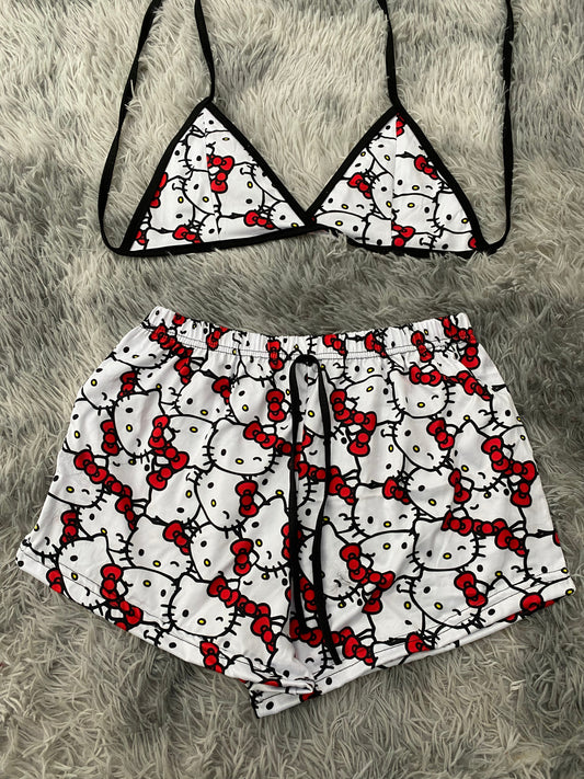 Hello Kitty Wink Top & Shorts Set