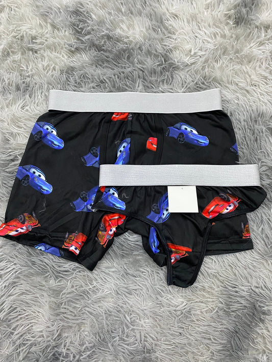 McQueen And Sally Background Black Duo With Thong