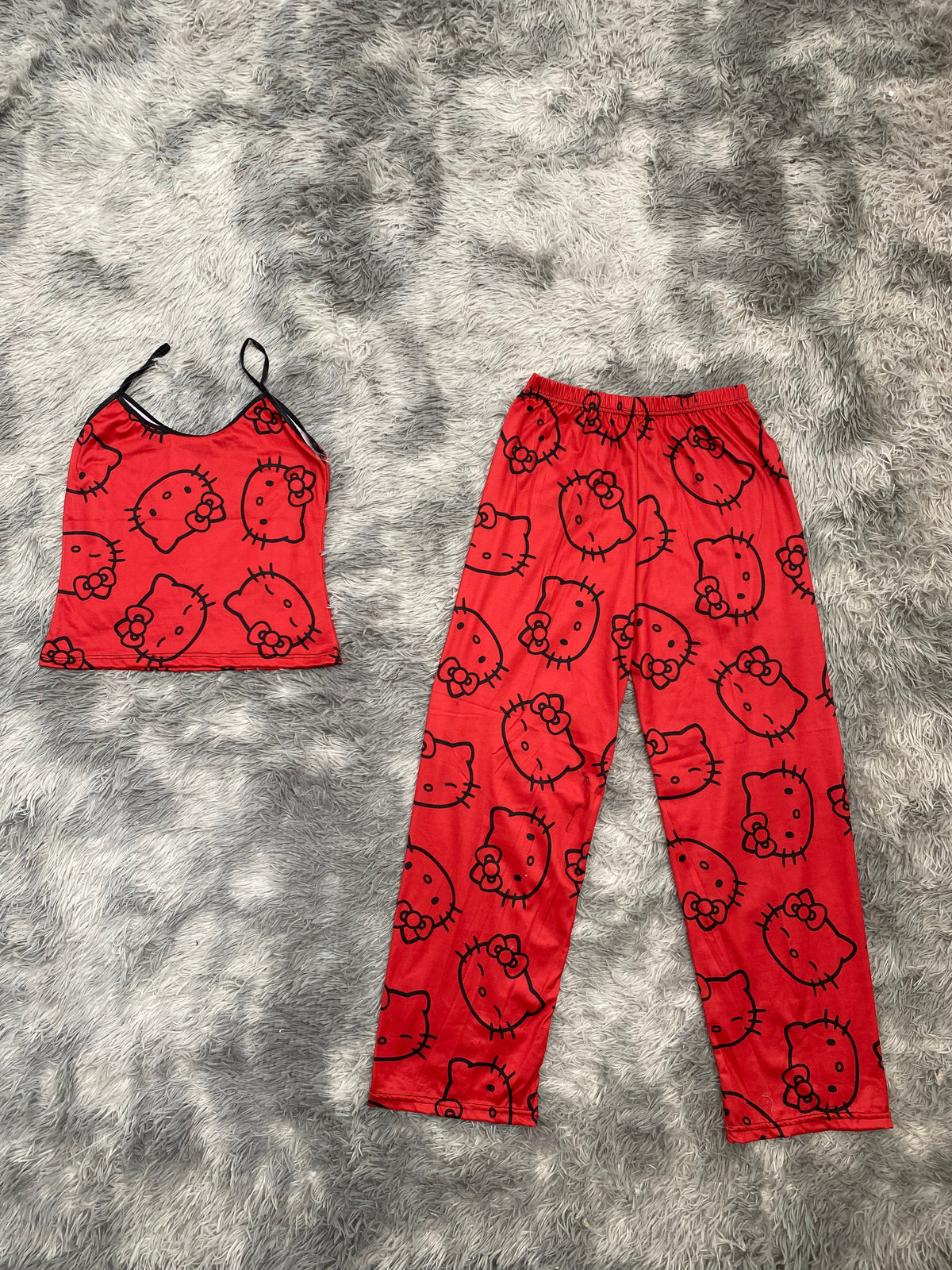 Hello Kitty Red Women's Pajama Set
