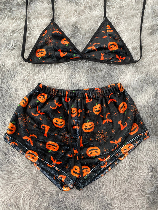 Halloween Top And Short - Plush