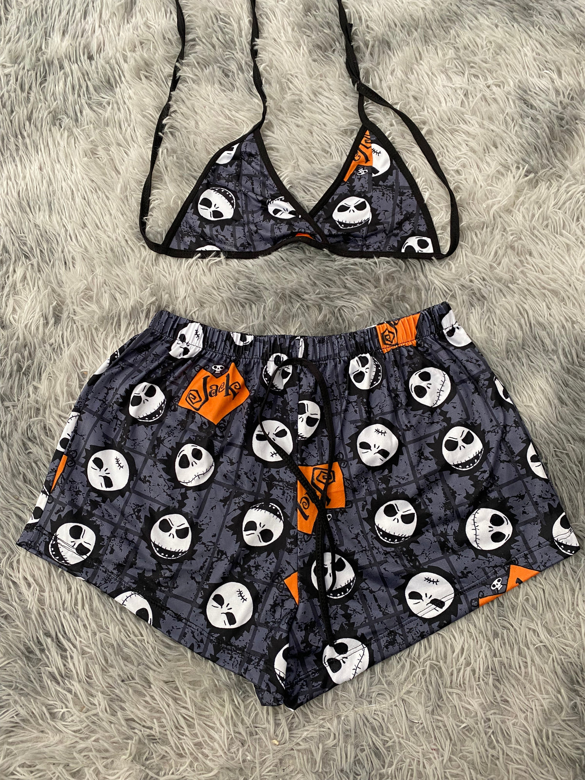 Jack Orange Top And Short PJs