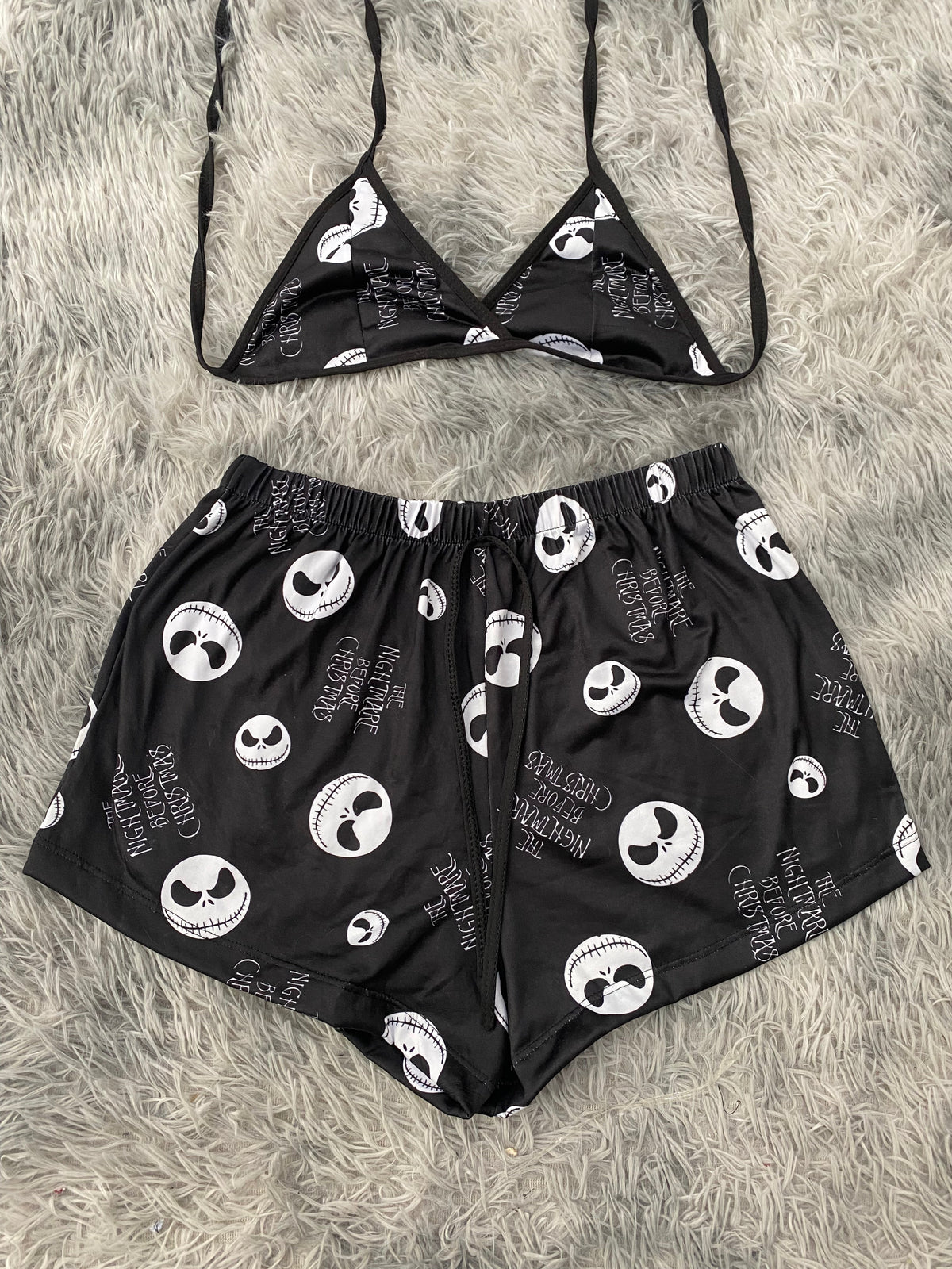 Jack White Letters Top And Short PJs