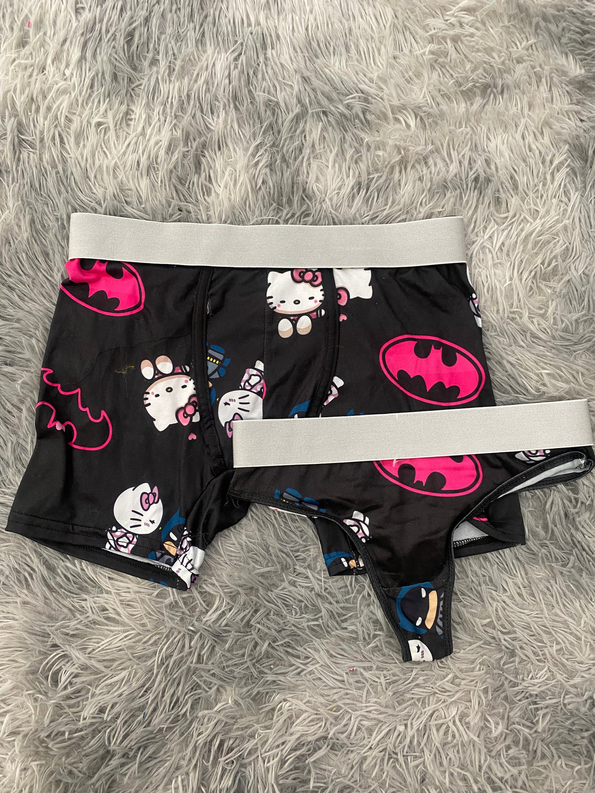 Kitty & Bat Man Duo With Thong