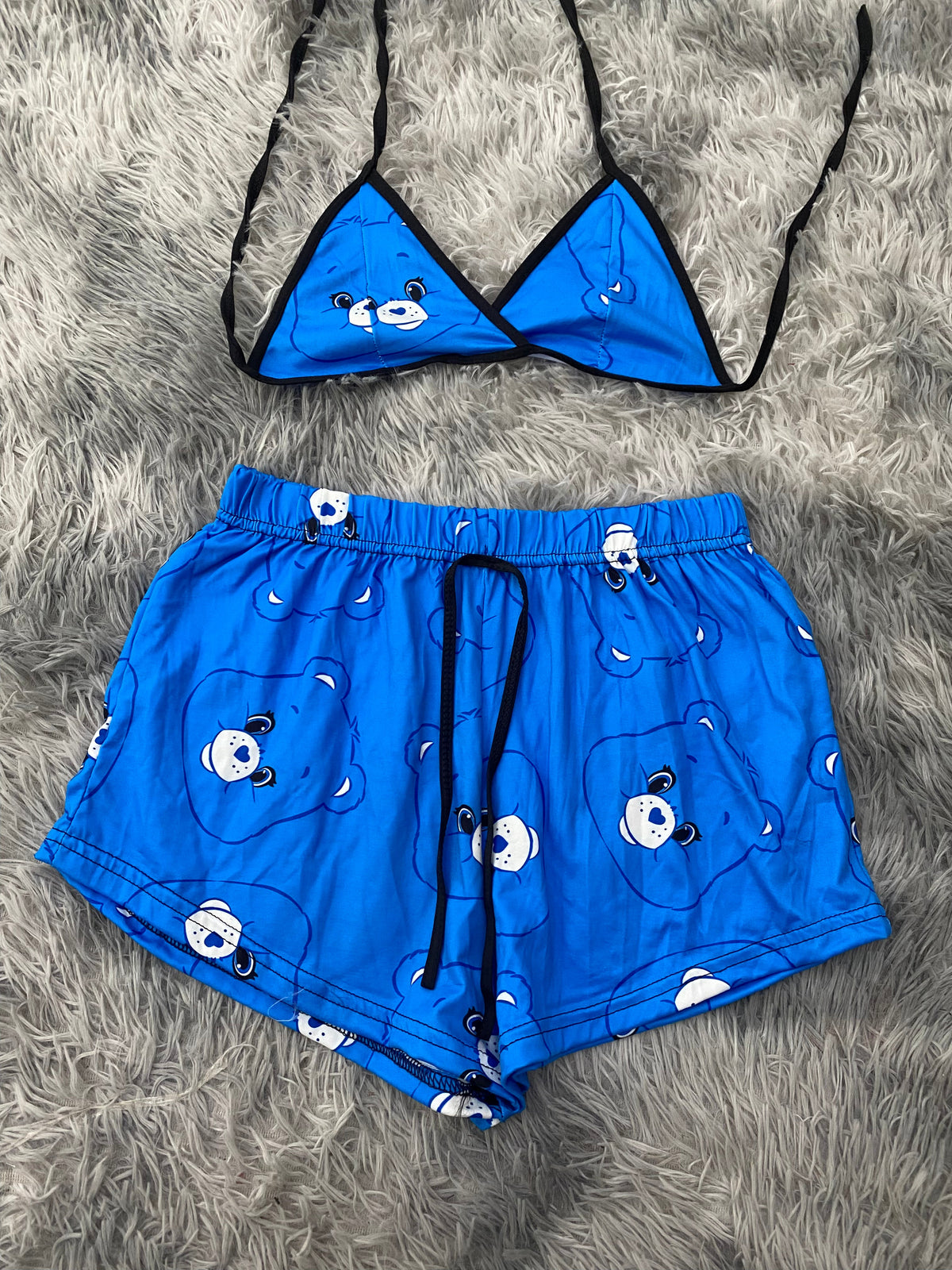 Care Bears Blue Faces Matching Top & Short