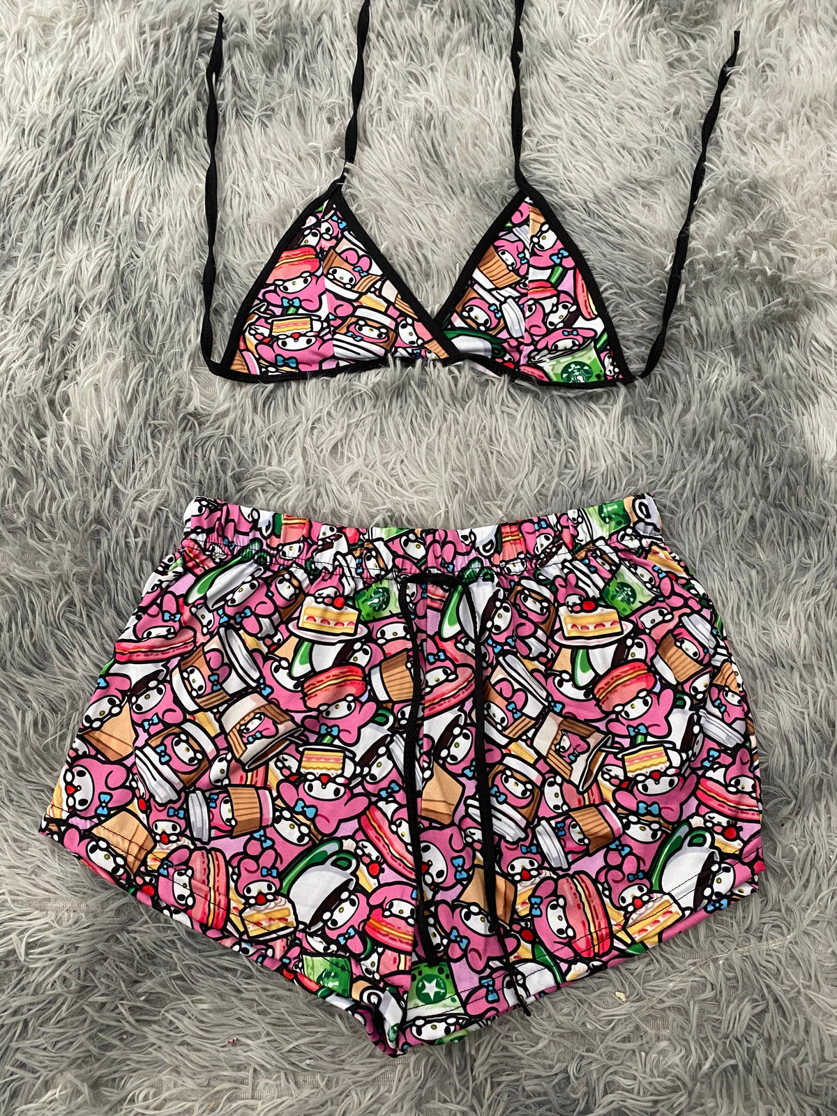Melody Starbucks Matching Top & Short