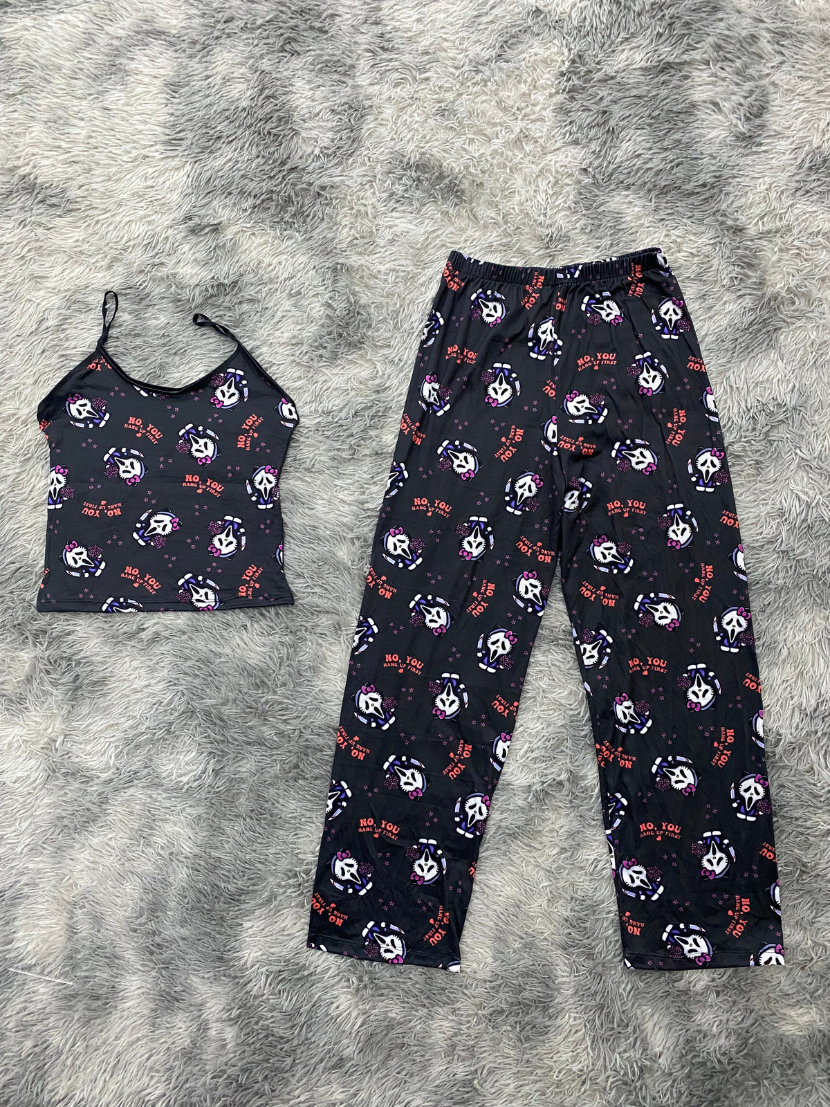 Kitty Scream Pajama Top & Pants Set