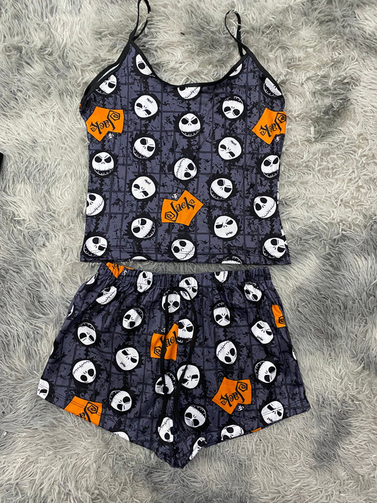 Jack Orange Women's PJ Set - Shorts