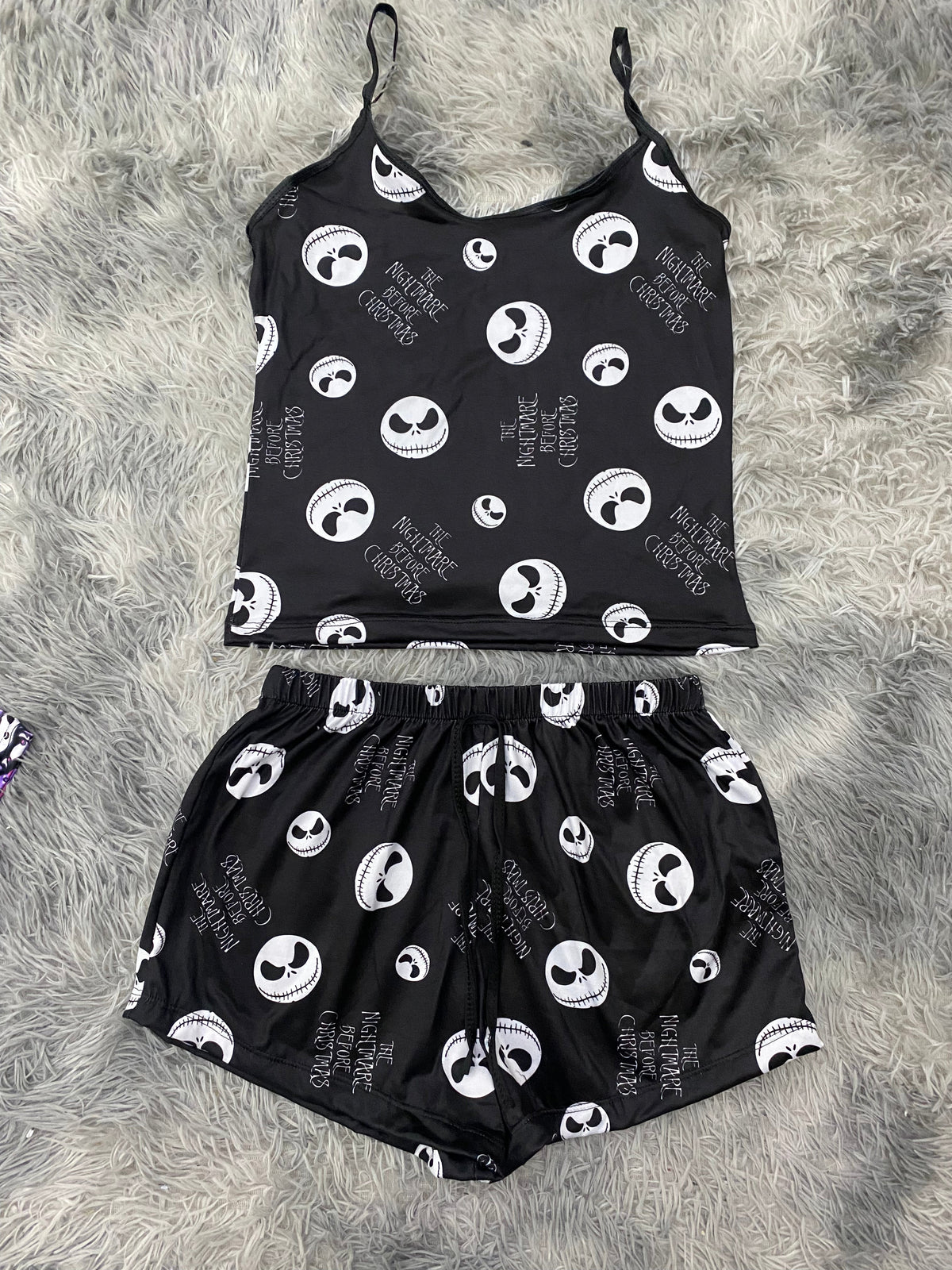 Jack & White Letters Women's Pajama Set