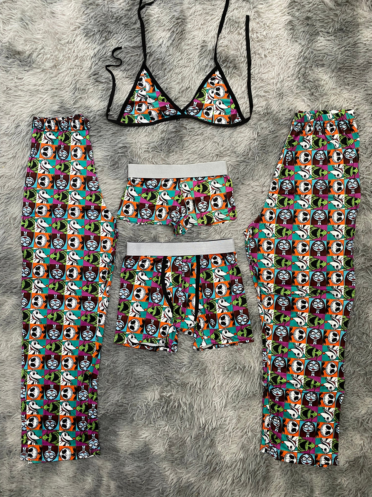 Jack Characters Plaid 5 Piece PJ
