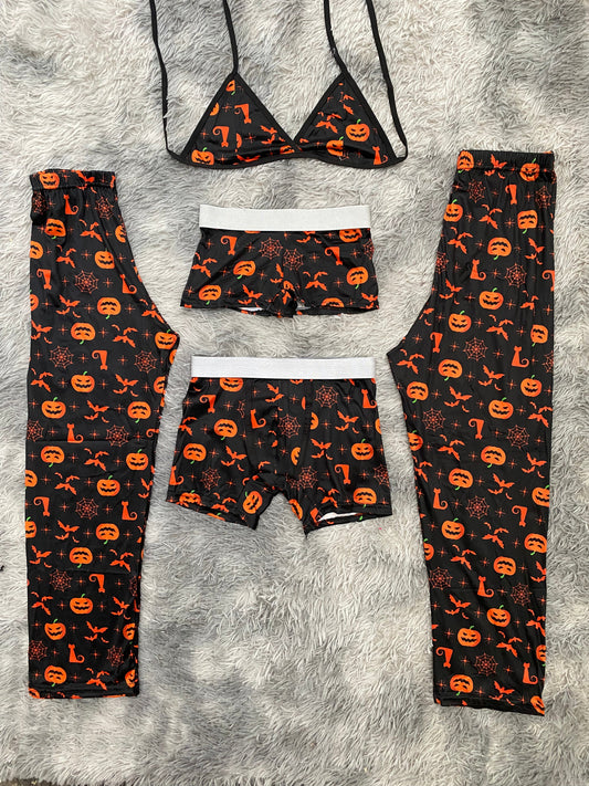 Pumpkins Halloween 5 Piece PJ Set