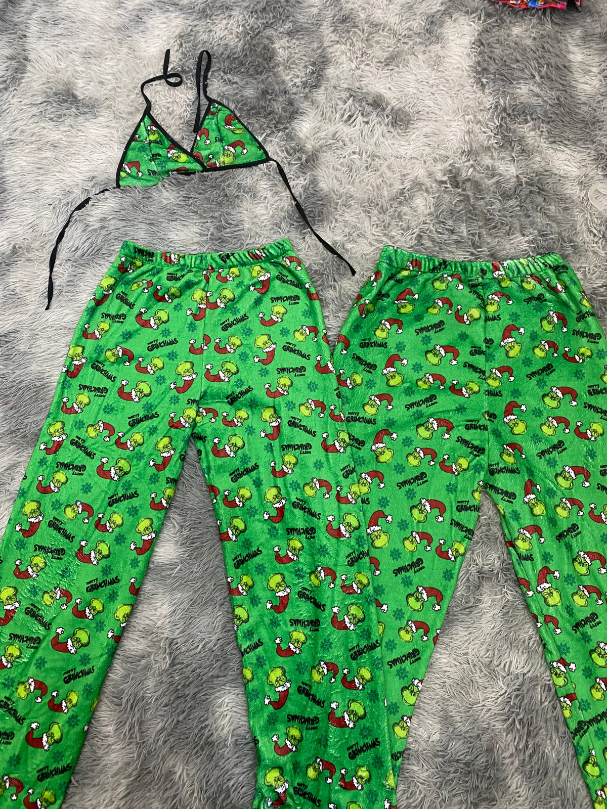 Grinch Matching Plushie PJs