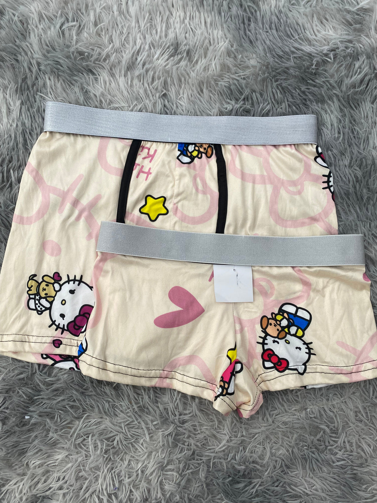 Kitty Yellow Matching Boxers