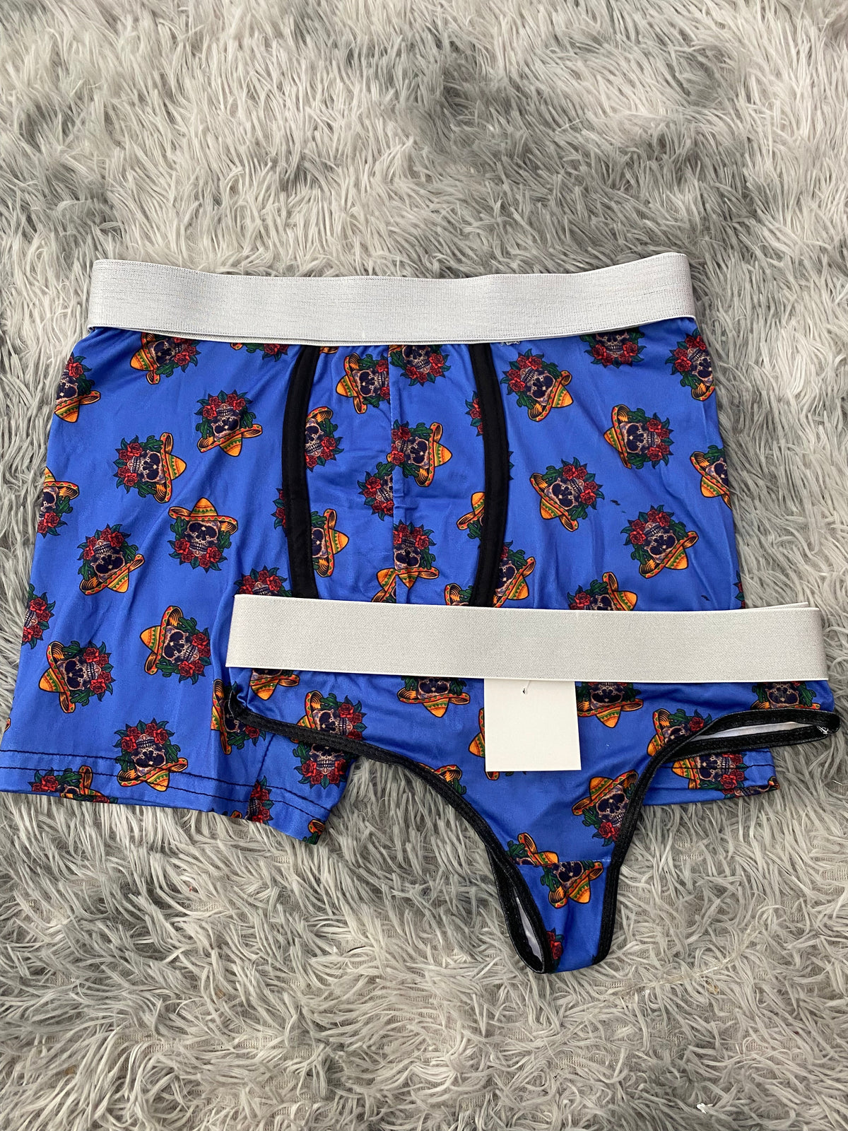 Skulls With Sombrero Duo With Thong
