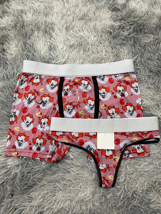 It Faces & Paper Boats Matching Boxer & Thong