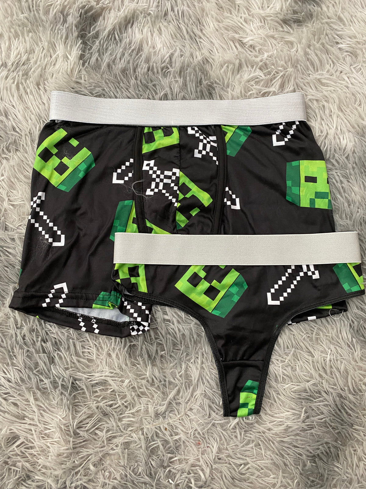 Creeper Swords Matching Boxer & Thong
