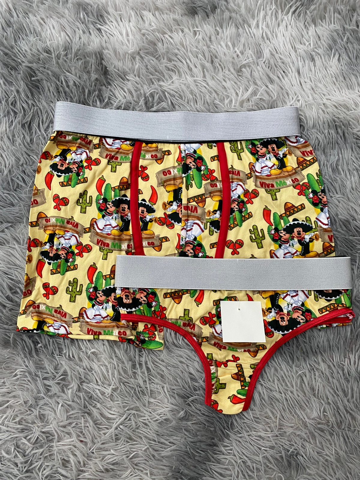Mickey & Minnie Mouse Viva Mexico Duo With Thong
