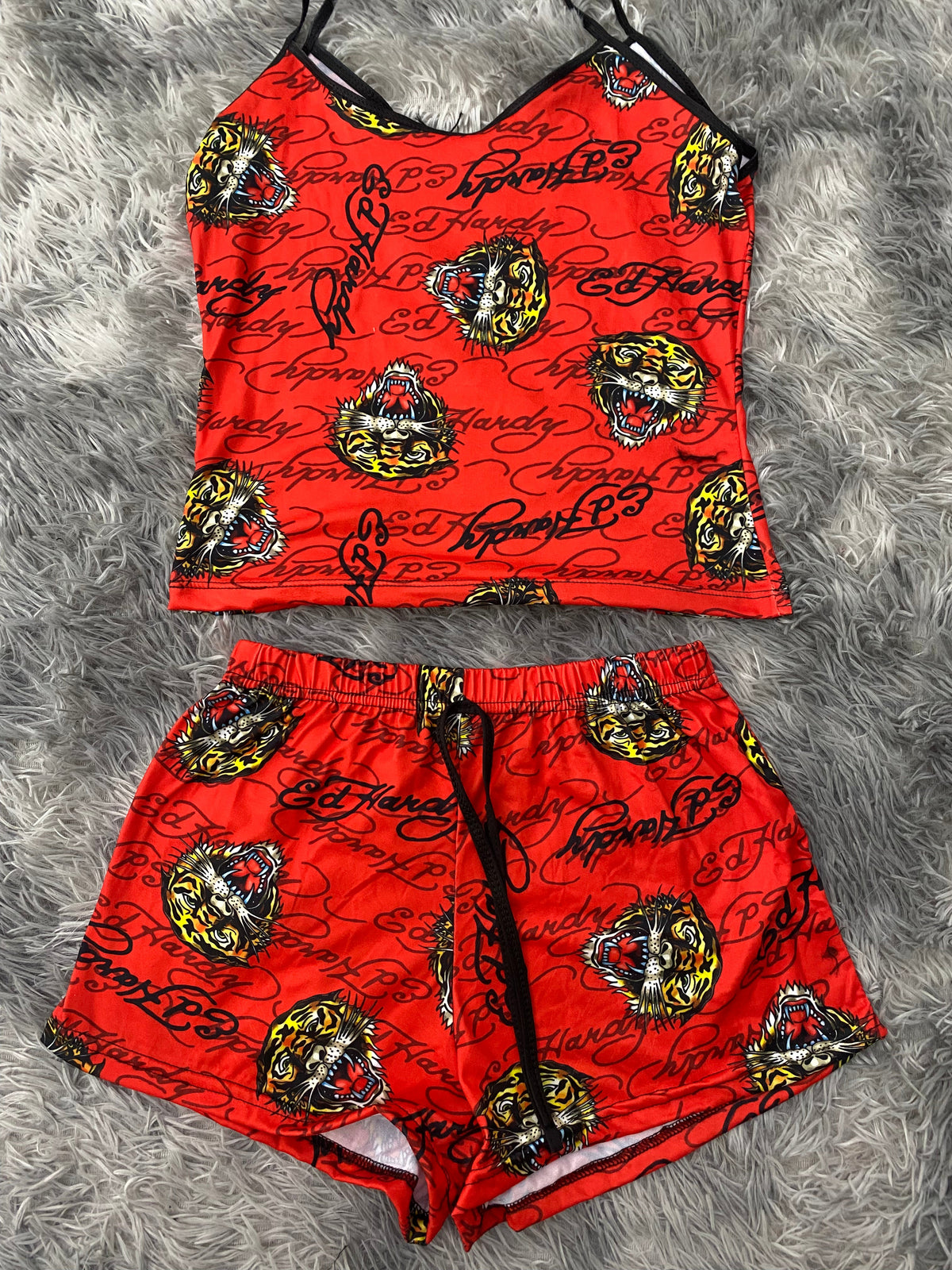 Ed Hardy Red Women's Pajama Set