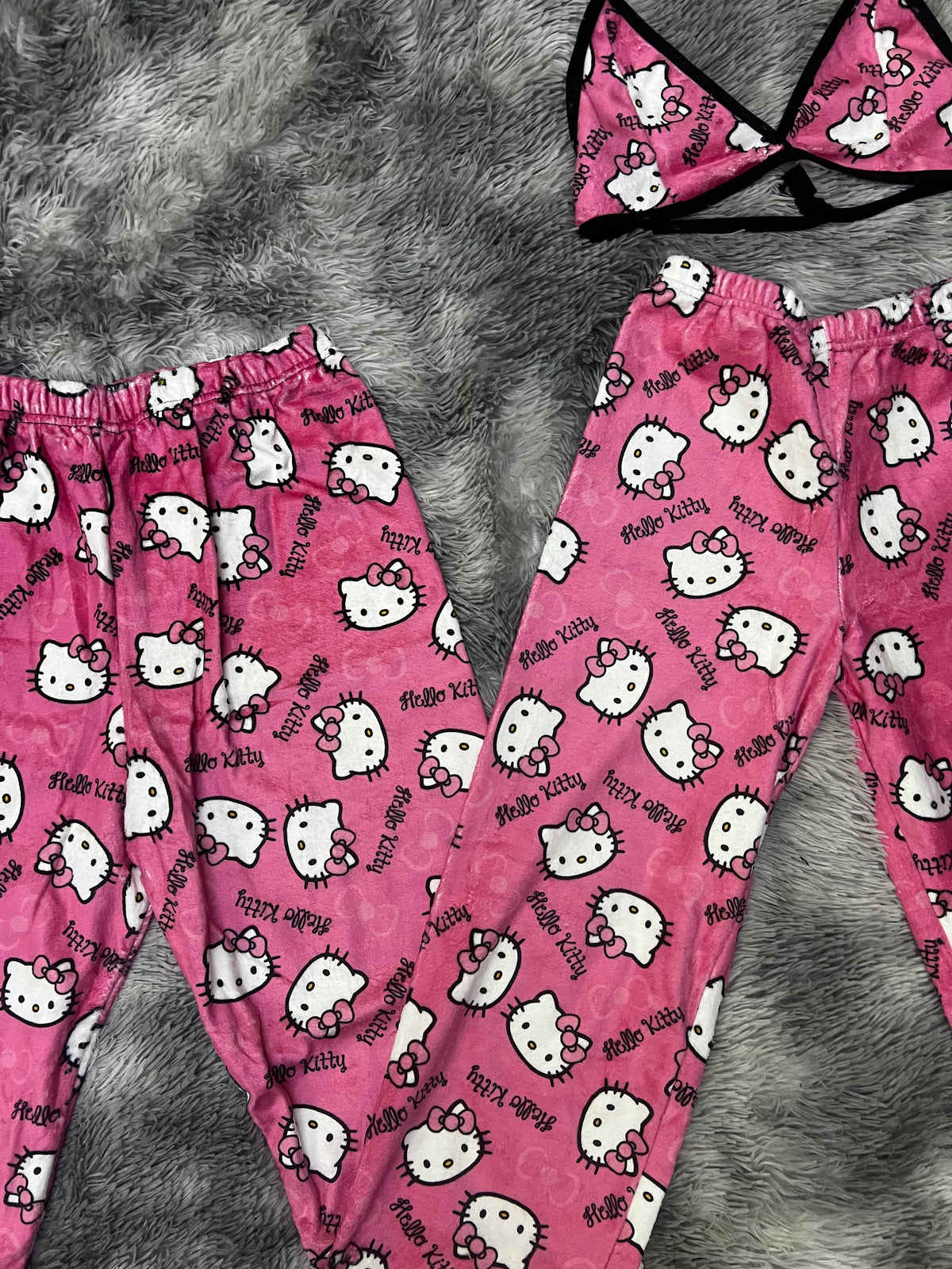 Hello Kitty Pink Matching Plushie PJs