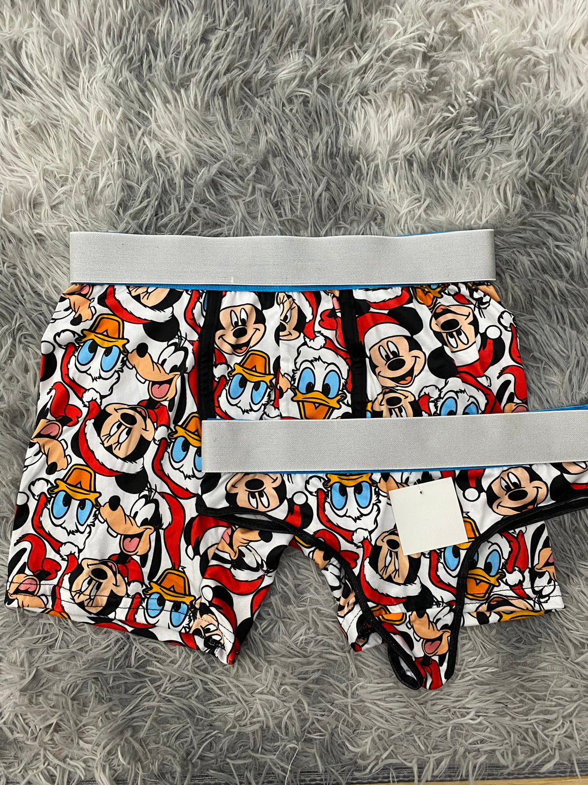 Mickey Characters Christmas Duo With Thong