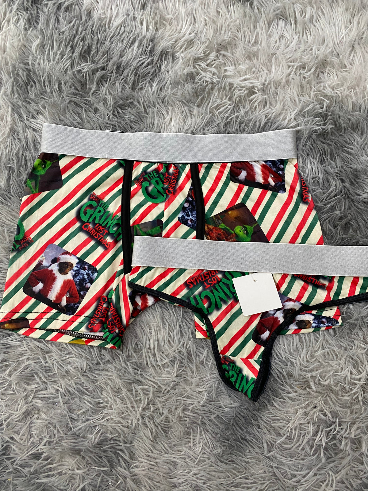 Dr Seuss Grinch Lost Christmas Duo With Thong