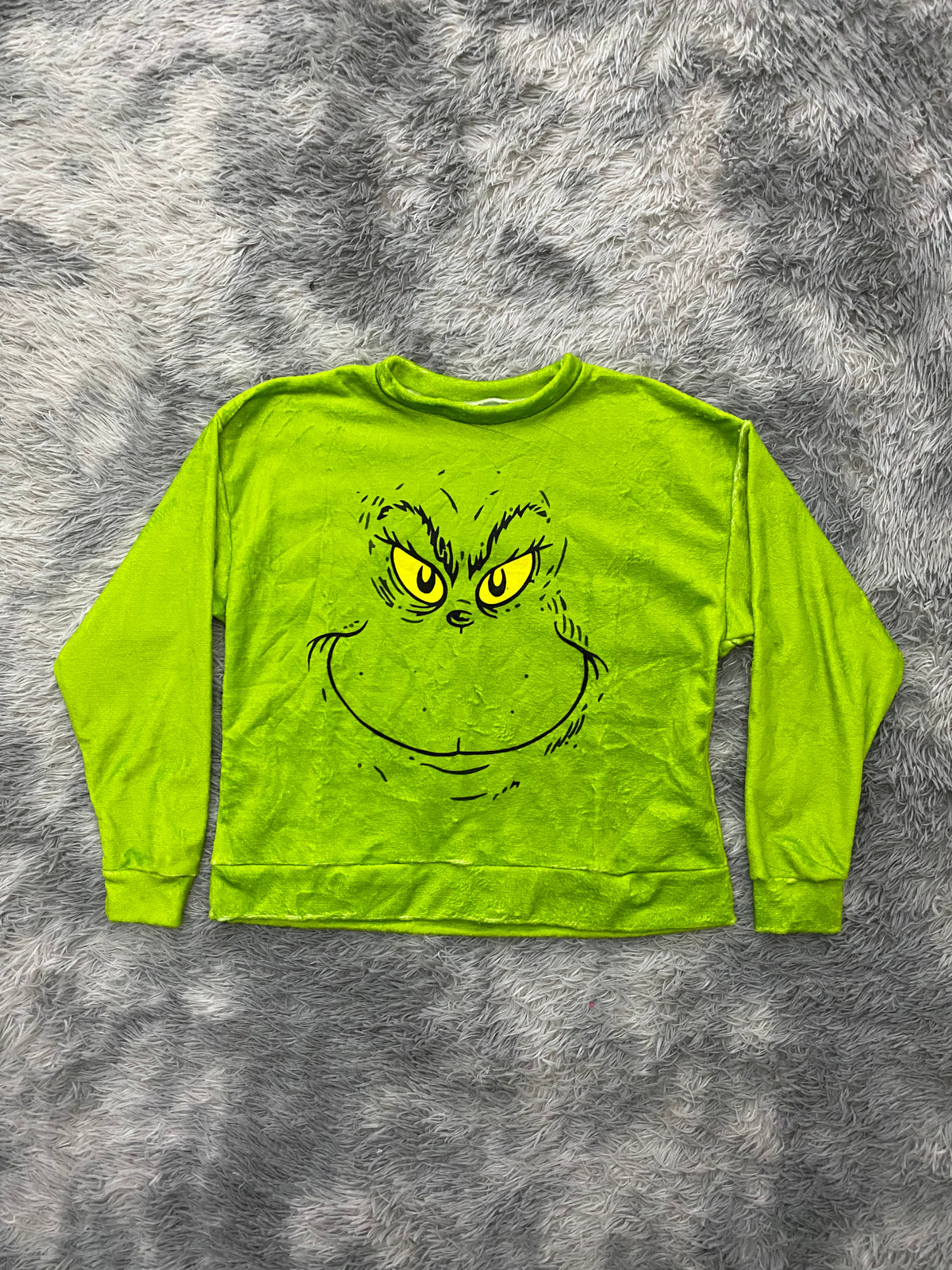 Grinch Face Christmas Sweater