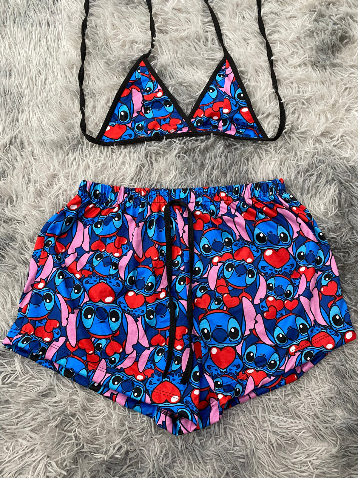 Stitc Hearts Matching Top & Short
